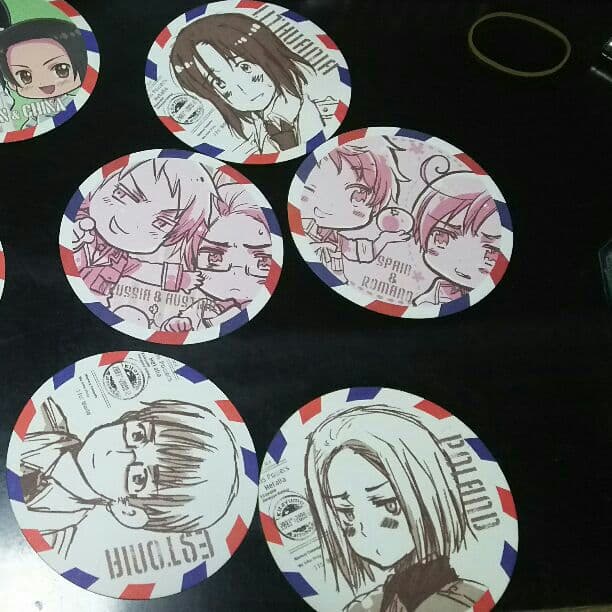 ヘタリア 特典コースター