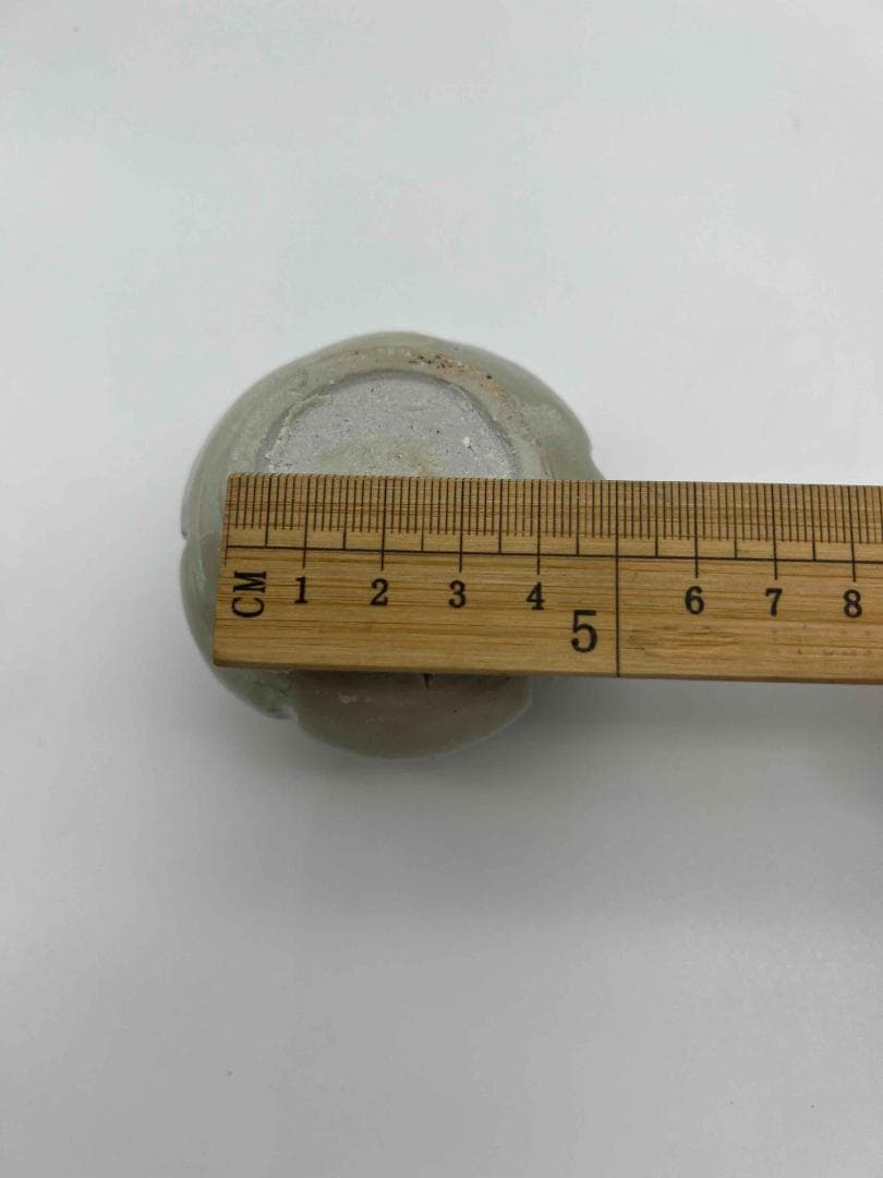 宋時代　定窯　白磁瓜形双耳壺　茶入　茶道具　水指　水差し 唐物(F-51)