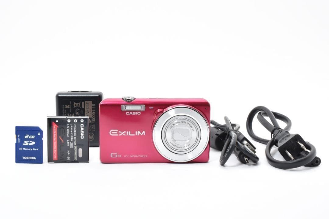 【お値下げ歓迎・美品】カシオ　CASIO EXILIM EX-ZS25 レッド