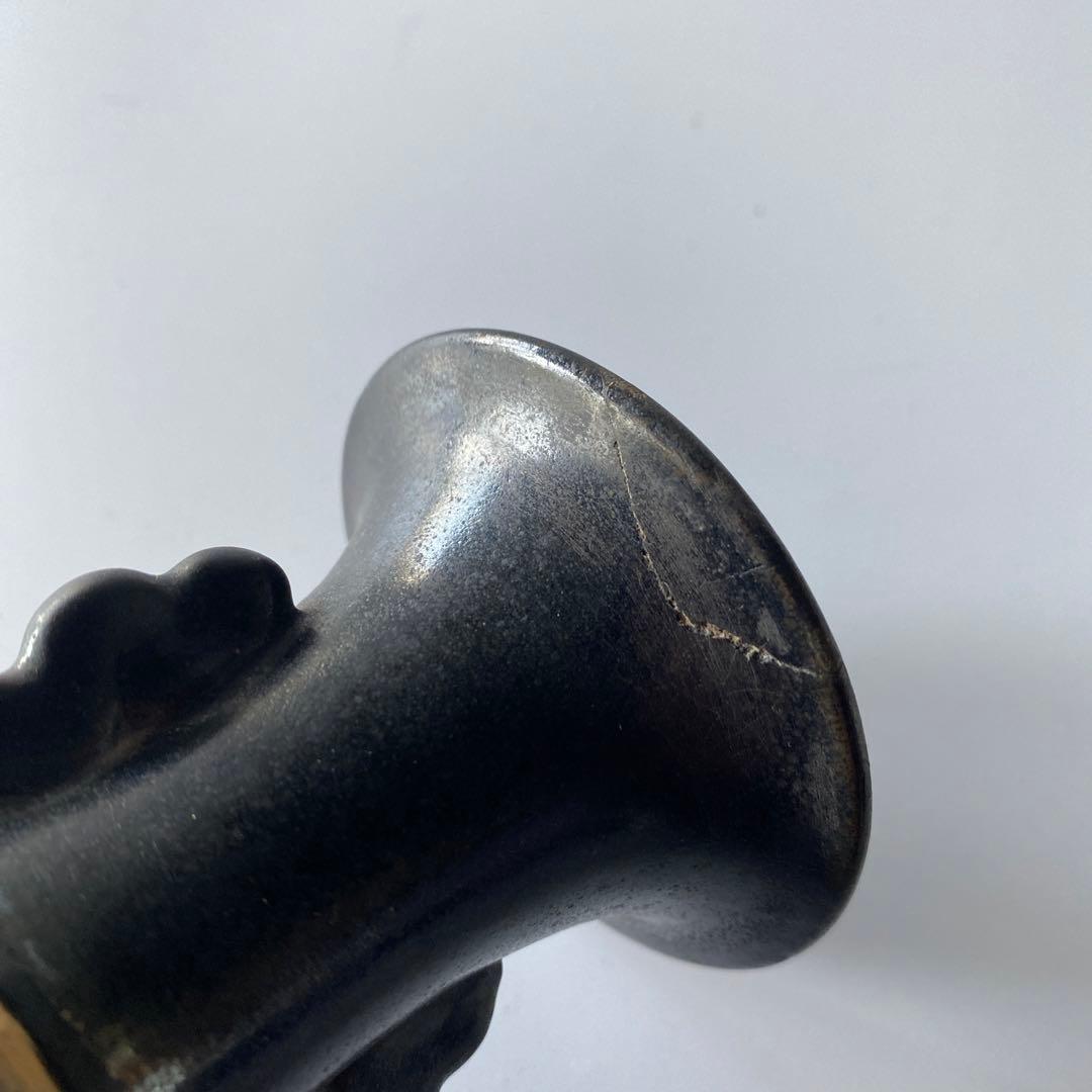 古唐津 唐津焼 岸岳系 花瓶 花器 花入れ 仏花瓶