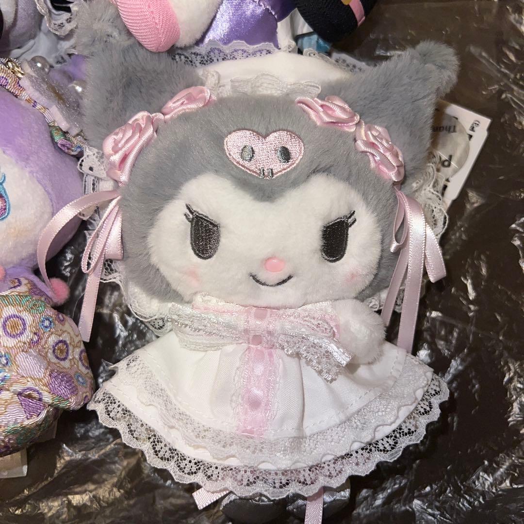 【お顔厳選】サンリオ　クロミKuromi ぬいぐるみセット