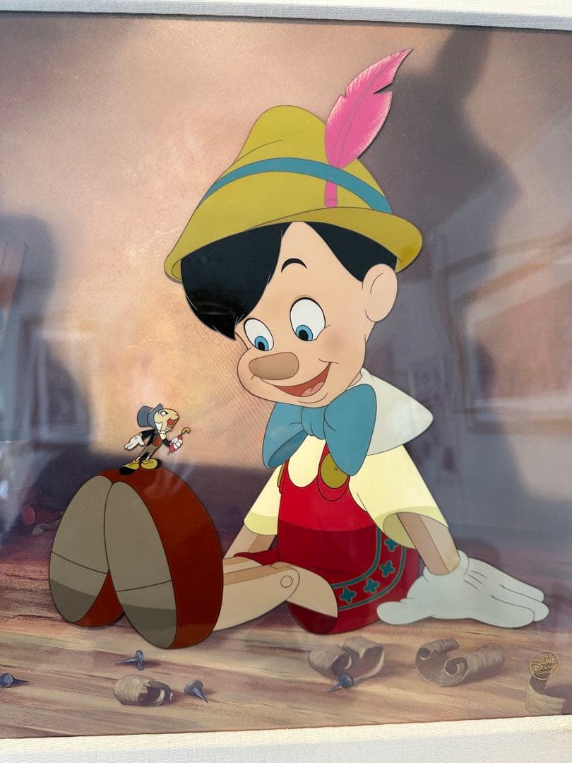 ピノキオ 「エニータイム ユー ニード ミー」 セル画 限定３５０枚