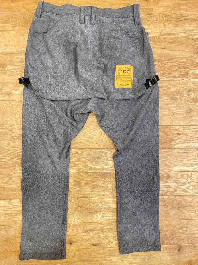 本日限定値下げ　グレー サルエルパンツ Sサイズ