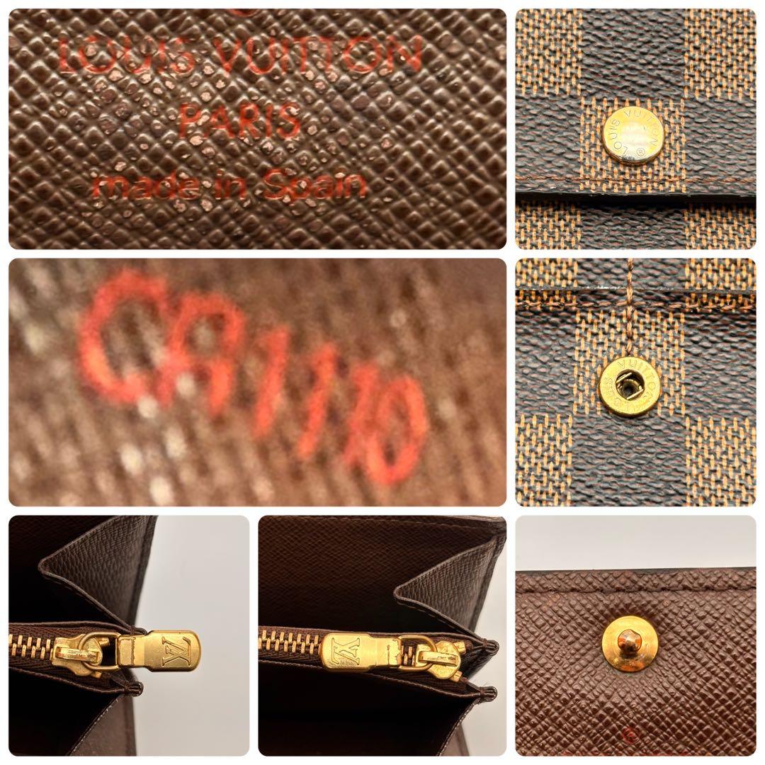 ✨鑑定済み✨ルイヴィトン✨ダミエ✨ポルトフォイユサラ 長財布 10枚