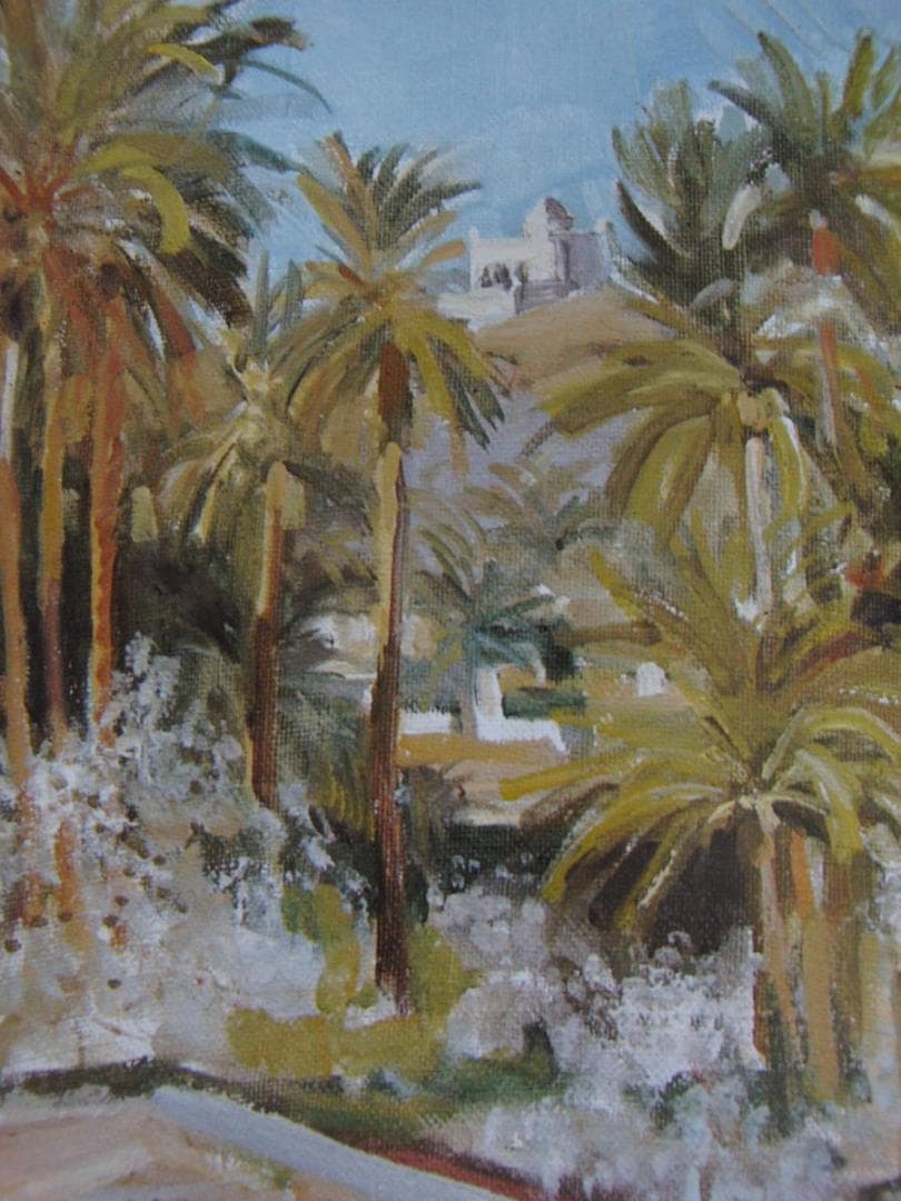 藤田嗣治、【La Palmeraie】、希少な額装用画集より、厳選、新品額装