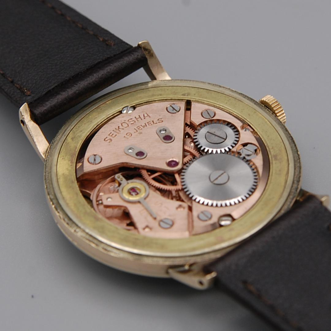 【OH済み】セイコー マーベル 19石 赤機械 手巻き時計【美品】