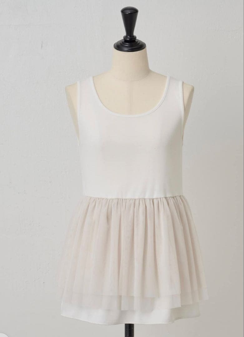 ♢美品♢ビアズリーチュチュタンク　ホワイト