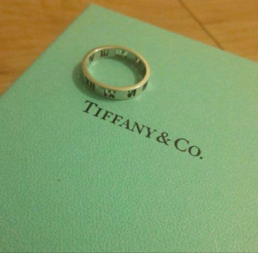 Tiffanyアトラス リング 指輪 12号 シルバー