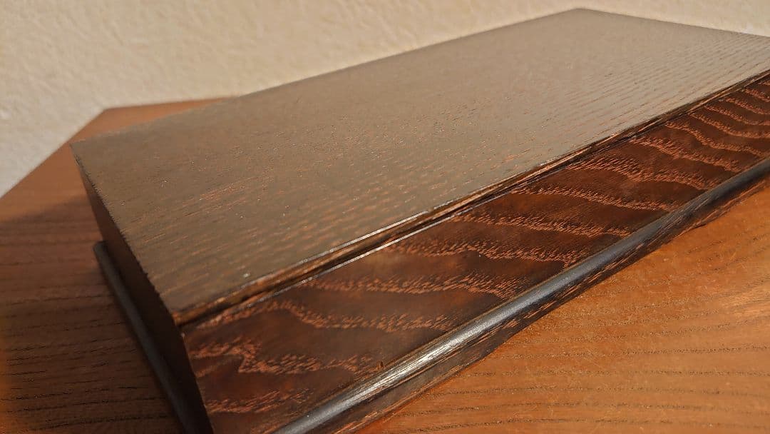 硯箱　時代箱　欅　欅製　アンティーク硯箱　蔵出し　１客