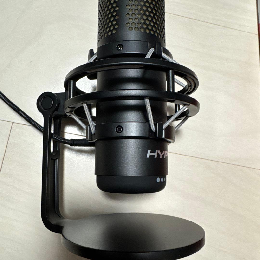 HyperX QUADCAST S RGBマイク USB接続