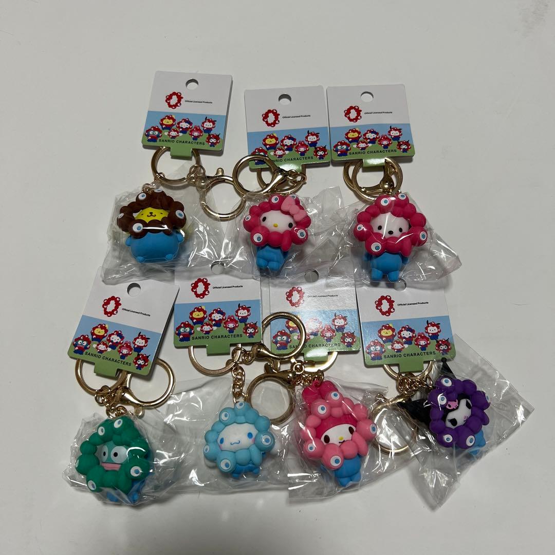 サンリオ ミャクミャク パステルカラーキーホルダー コンプリート　7点