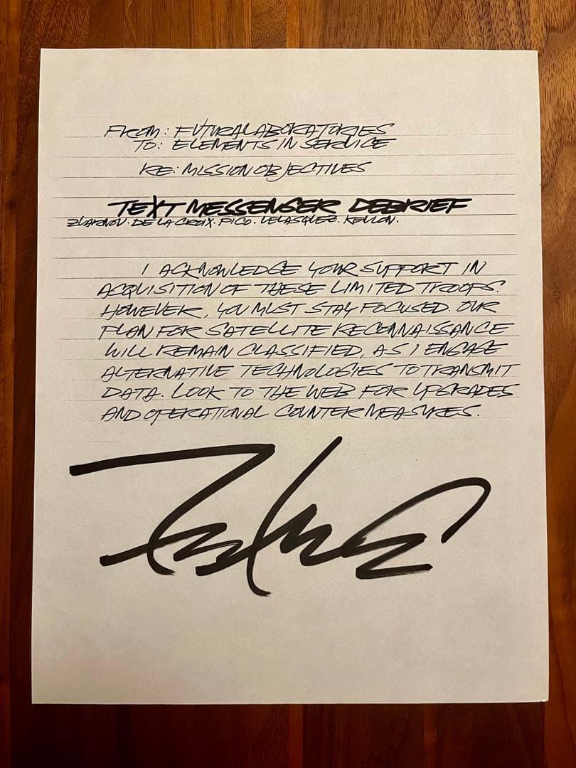 Futura / Hand-drawn Graffiti Art（直筆画）#05