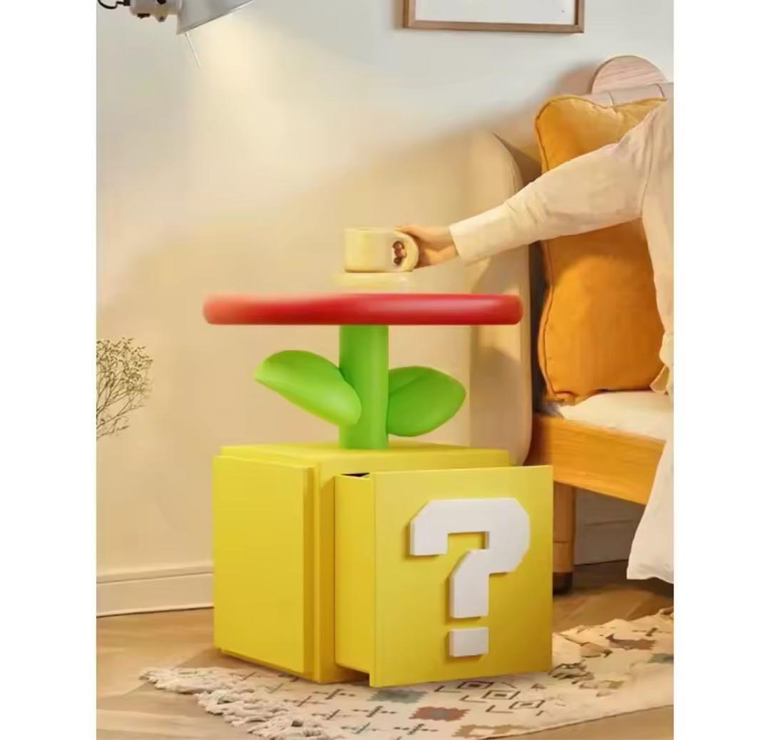 スーパーマリオ　?ボックス　フラワーテーブル　インテリア　特大 　オブジェ