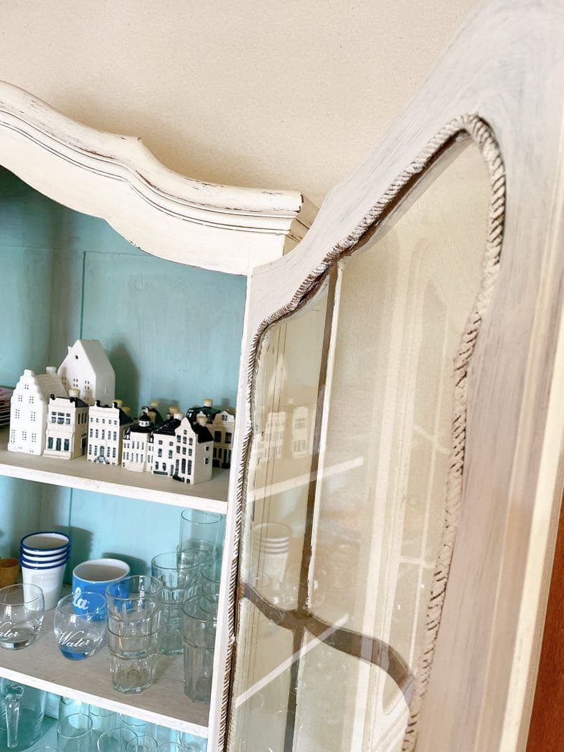 フランス アンティーク キッチンキャビネット カップボード 食器棚 ブロカント