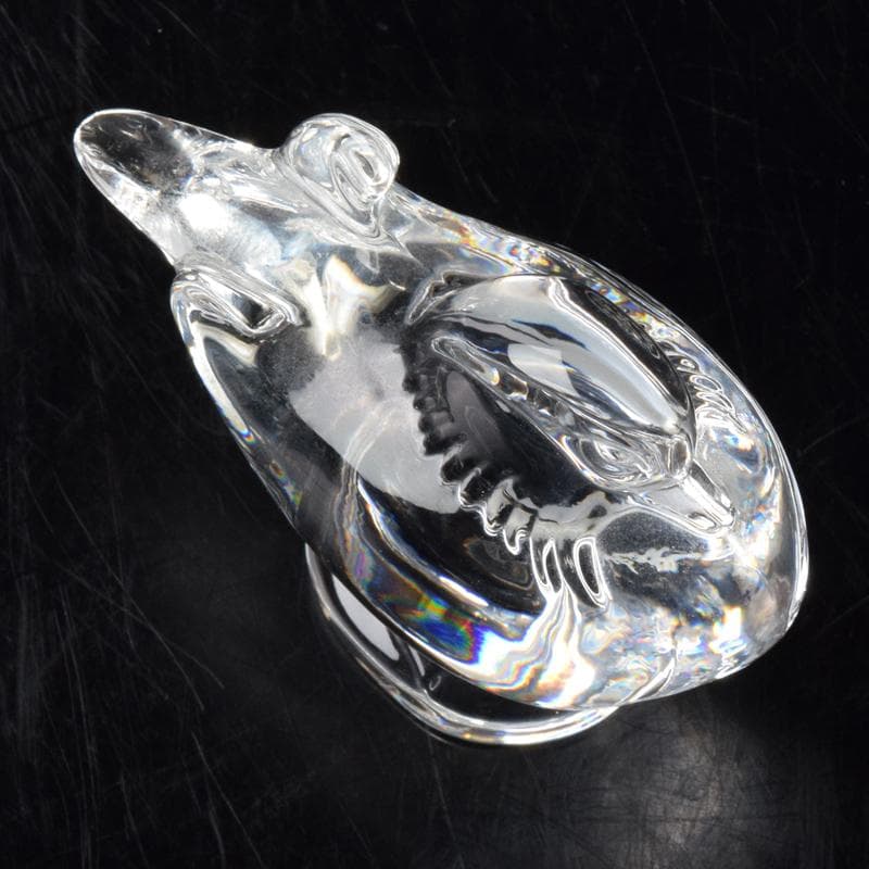 Baccarat　バカラ　クリスタルガラス　鳥　置物　箱付　V　6996