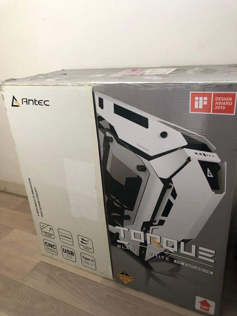 antec torque 自作PCケース　ホワイト　未使用品