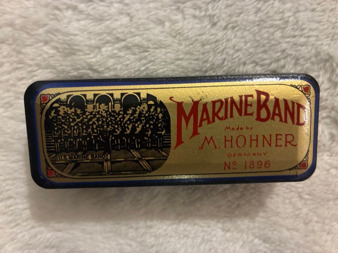 管楽器・吹奏楽器 M. Hohner Marine Band Gold 1896/20 C