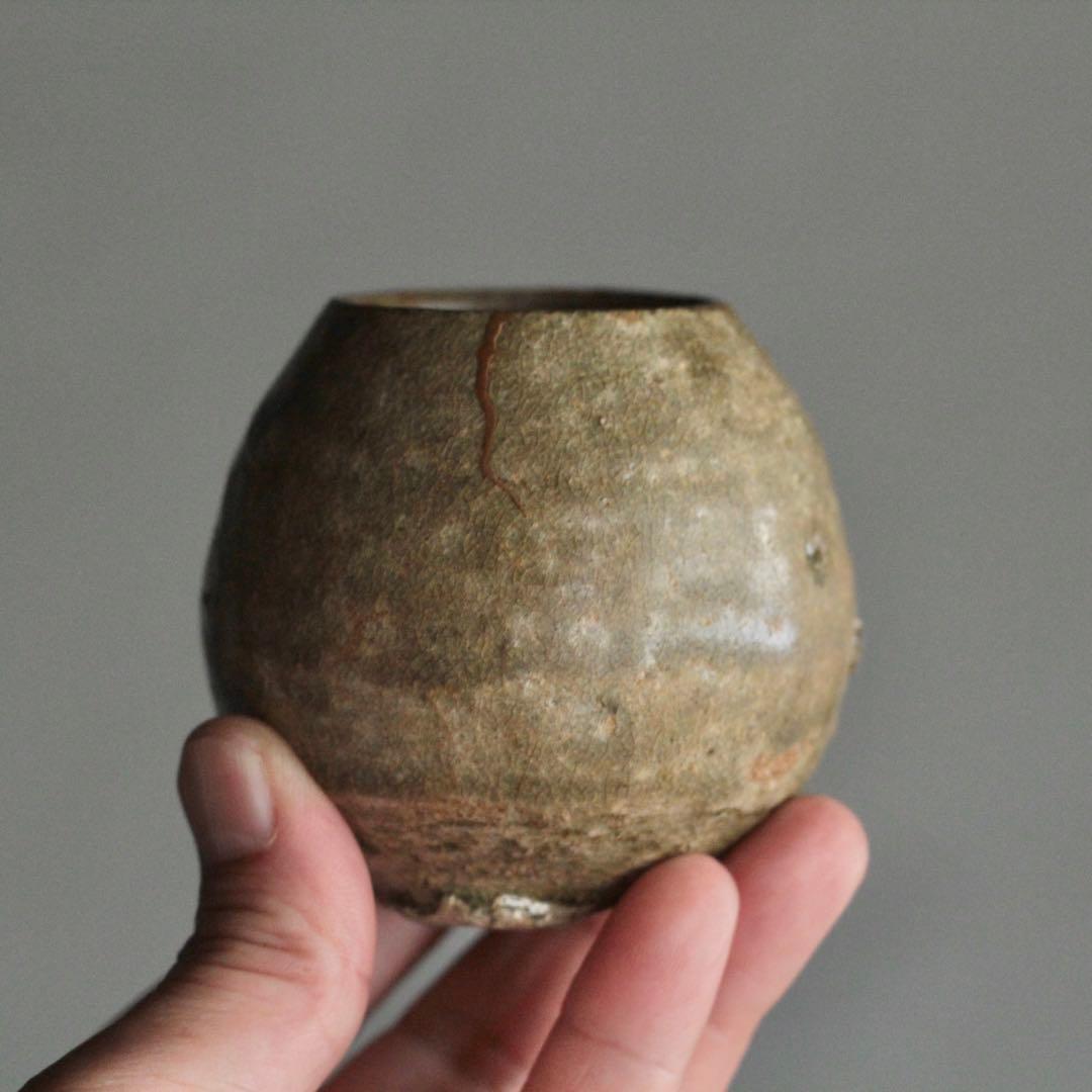 高麗青磁 小壺 ぐい呑み 酒器 朝鮮美術 古美術 古道具 アンティーク 盃