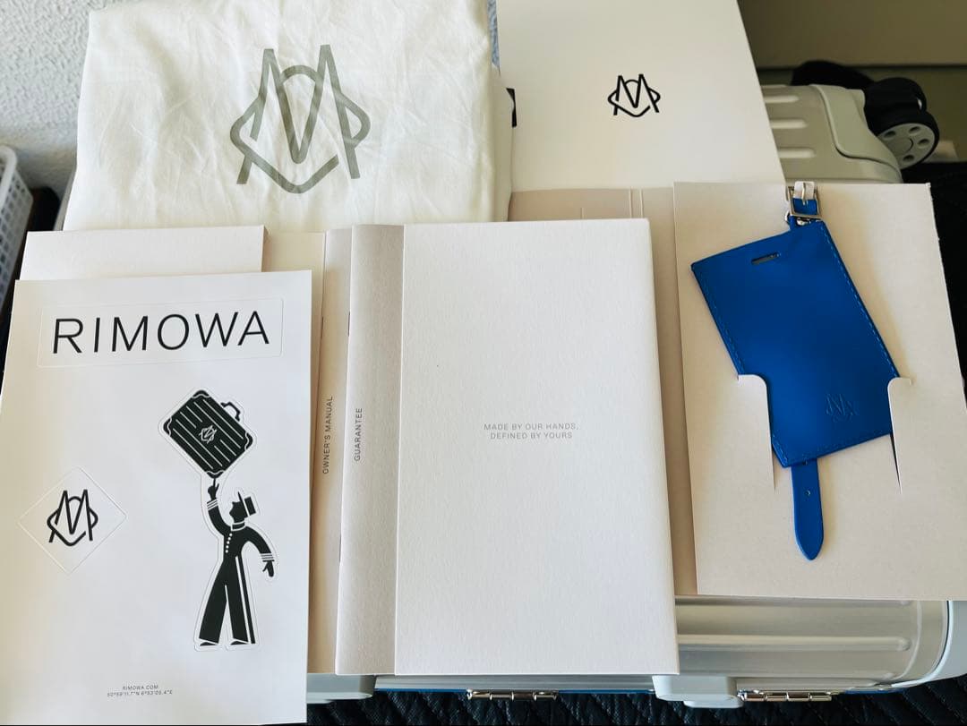 RIMOWA リモア　オリジナル　キャビン　ツイスト 35L シルバー＆ブルー