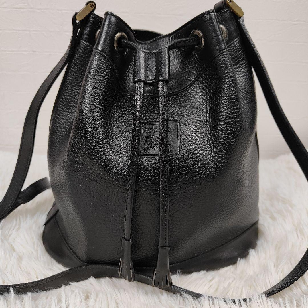 本日限定価格　バーバリー　ショルダーバッグ　ホースロゴ　ノバチェック　巾着