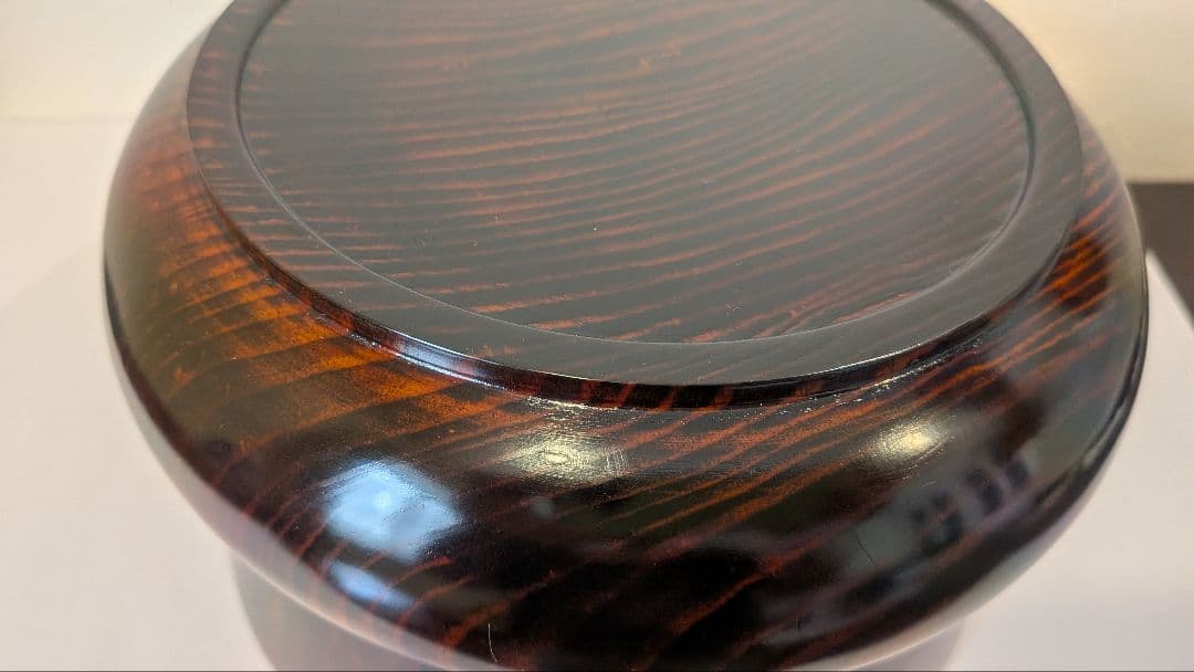 『三浦松香』鮟鱇水指　茶道具木製　岩国市　日本工芸会正会員　くりぬき