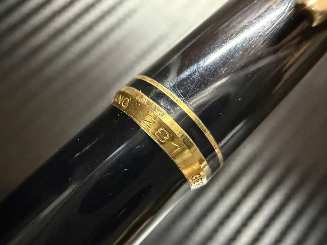 未使用に近い モンブラン No.281 ボールペン ブラック アダプター付き