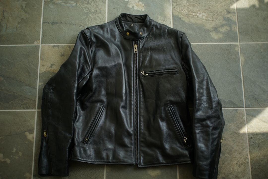 VANSON size:44 バンソン シングルライダース レザージャケット