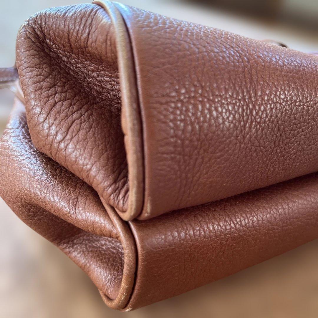 LOEWE アナグラム 2way ショルダーバック 肩掛け 巾着 レザー