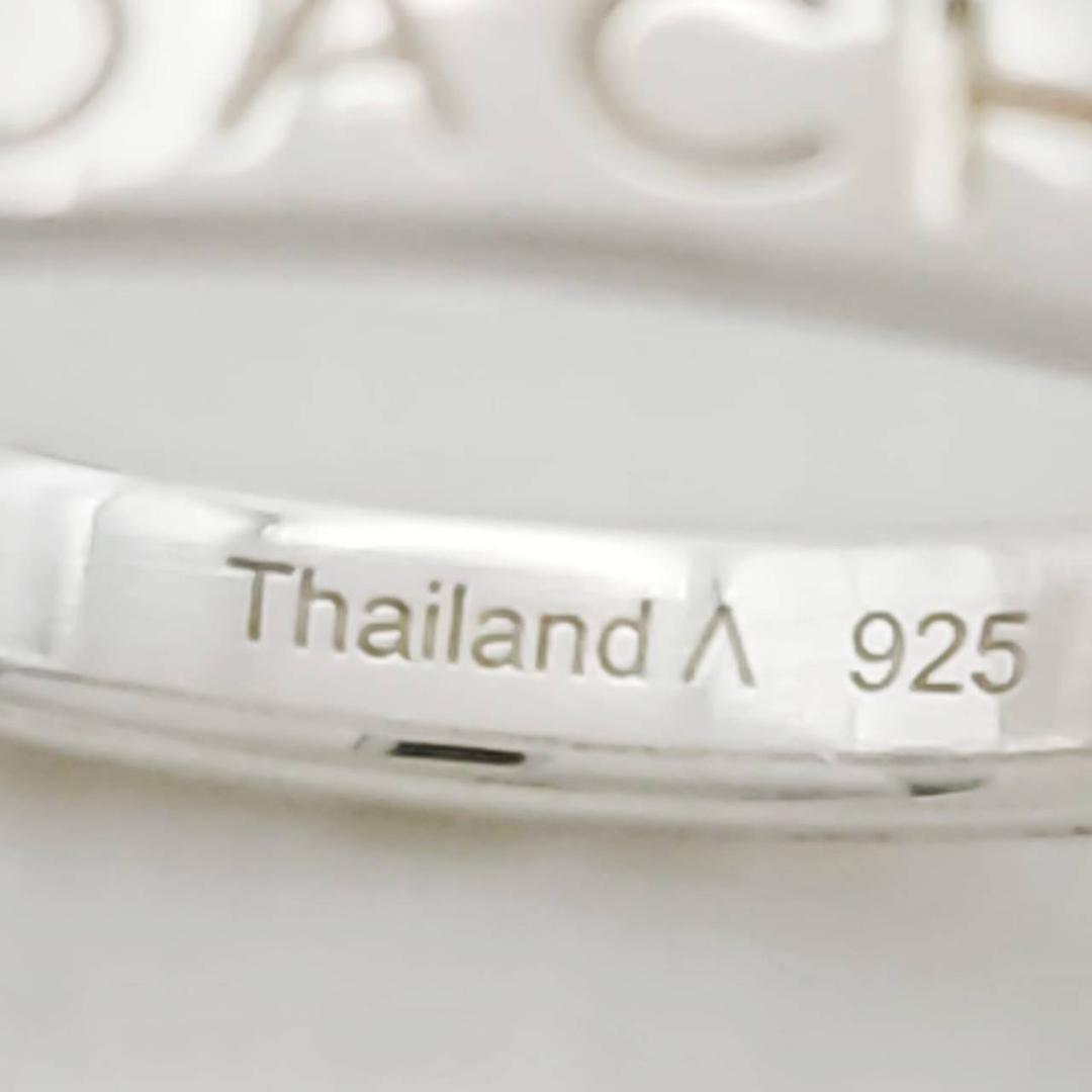 【極美品】✨コーチ　リング14.5号　ロゴ ノーツ　シルバー　COACH　指輪