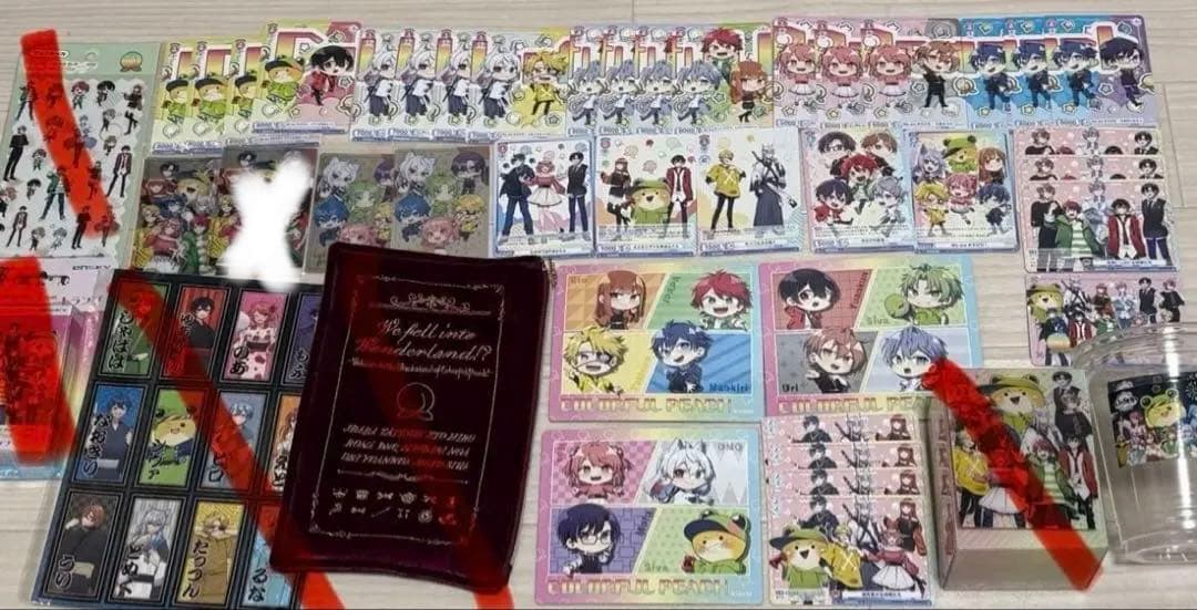 カラフルピーチまとめ売り（6ページ分ございます） 線がかかれているものは売り切れ