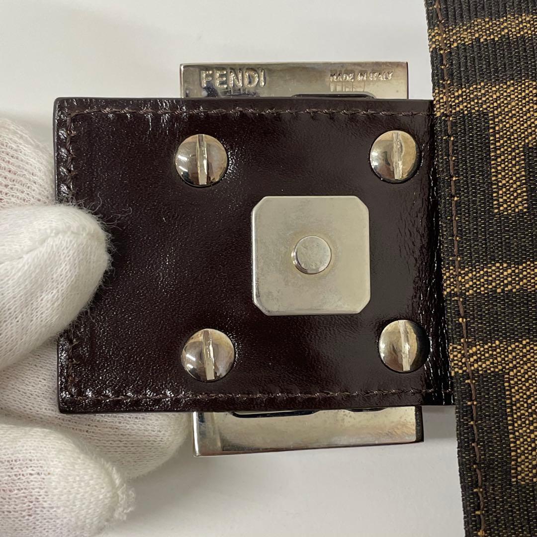 【TK】FENDI フェンディ マンマバケット ワンショルダーバッグ ズッカ柄