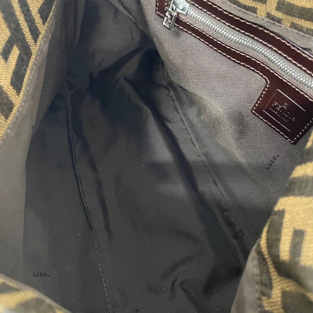 【TK】FENDI フェンディ マンマバケット ワンショルダーバッグ ズッカ柄