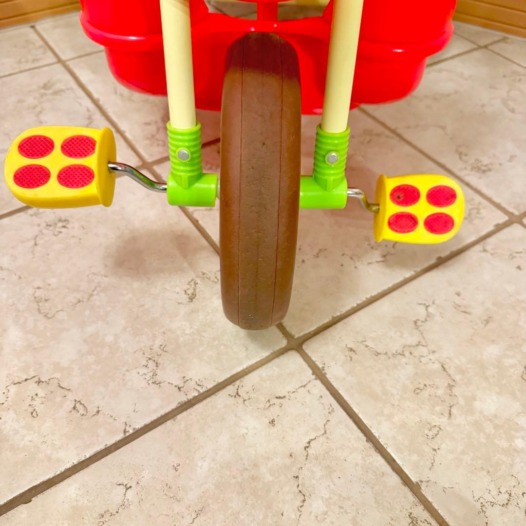 【✨極美品✨】アンパンマンデラックス　三輪車 おもちゃ完動品