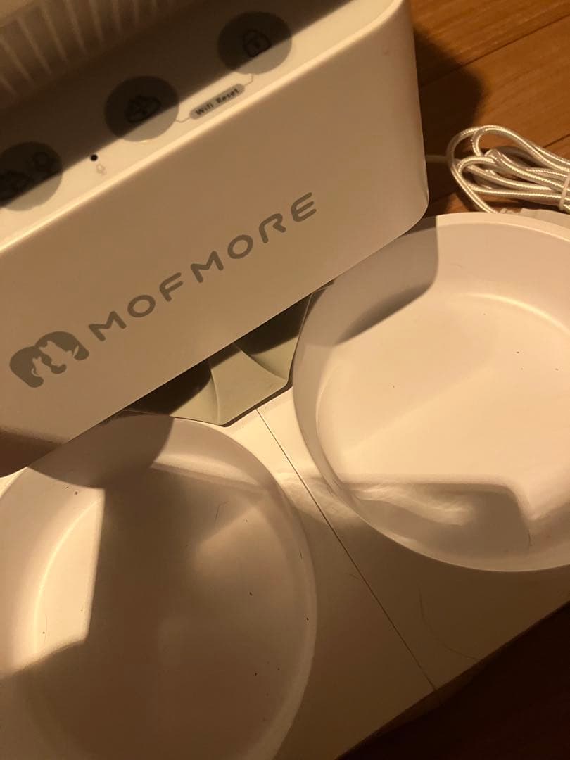 MOFMORE 自動給餌器 2容器 ホワイト