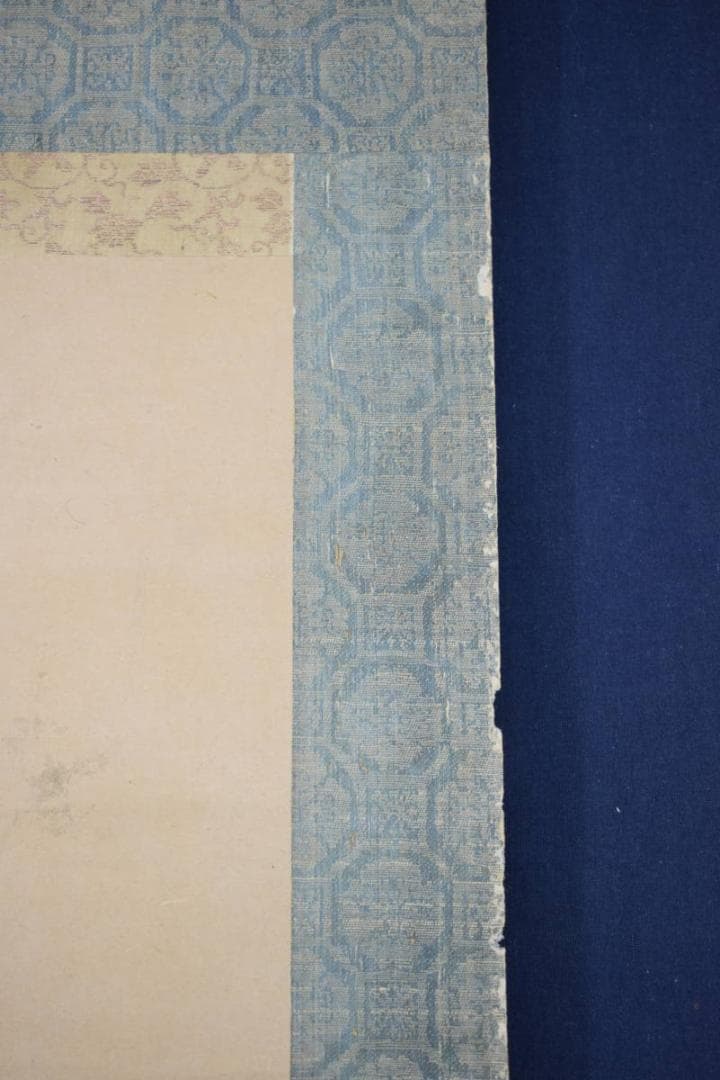 狩野常信/布袋図/川渡布袋図/掛軸/名家伝来/Z-512