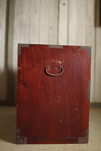 丸金具庄内箪笥　4杯　タンス　収納　古家具　古民家　時代家具