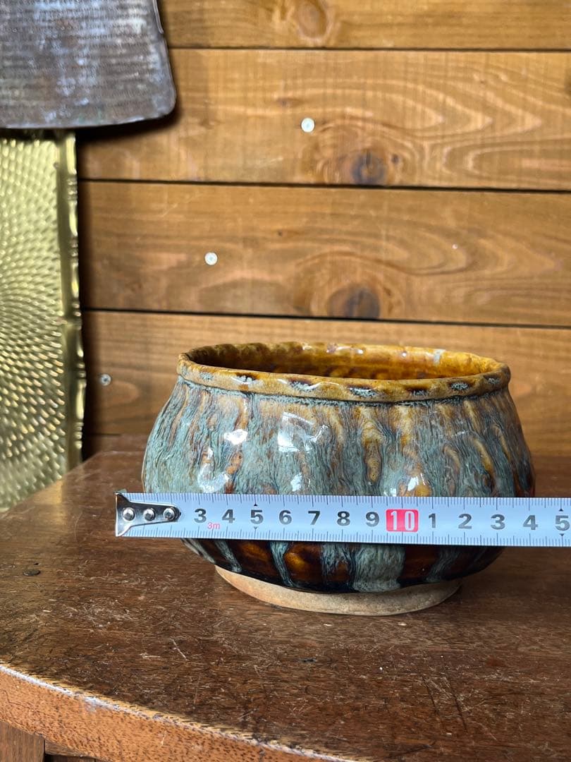 古い　陶器 茶碗