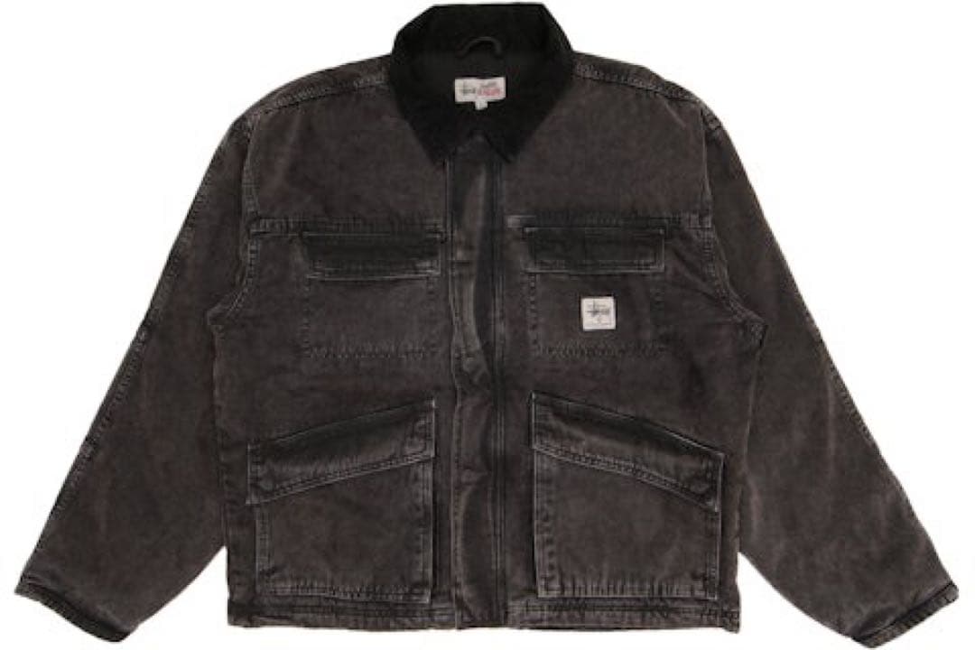 ジャケット・アウター stussy Washed Canvas Shop Jacket l