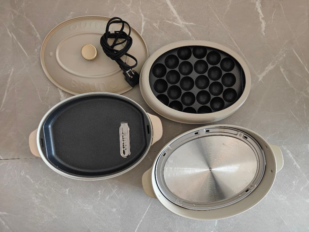 ブルーノ ホットプレート 鍋 セット crassy+ オーバル たこ焼き器