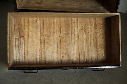 綺麗な丸金具庄内箪笥　抽斗4杯　タンス　収納　古家具　古民家　時代家具