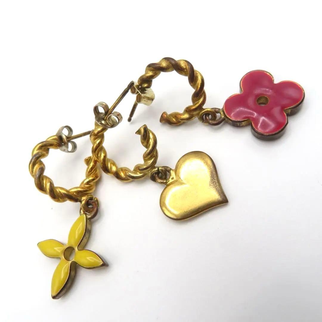 LOUIS VUITTON ルイヴィトン ピアス 3個セット　ブークルドレイユ
