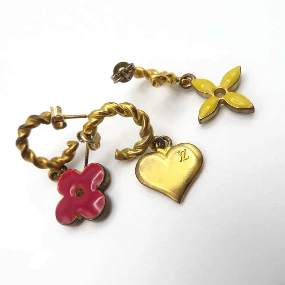 LOUIS VUITTON ルイヴィトン ピアス 3個セット　ブークルドレイユ