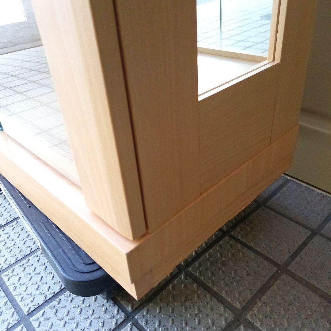 高さ160 幅62 奥行30(cm) コレクションケース 5段 ガラスケース