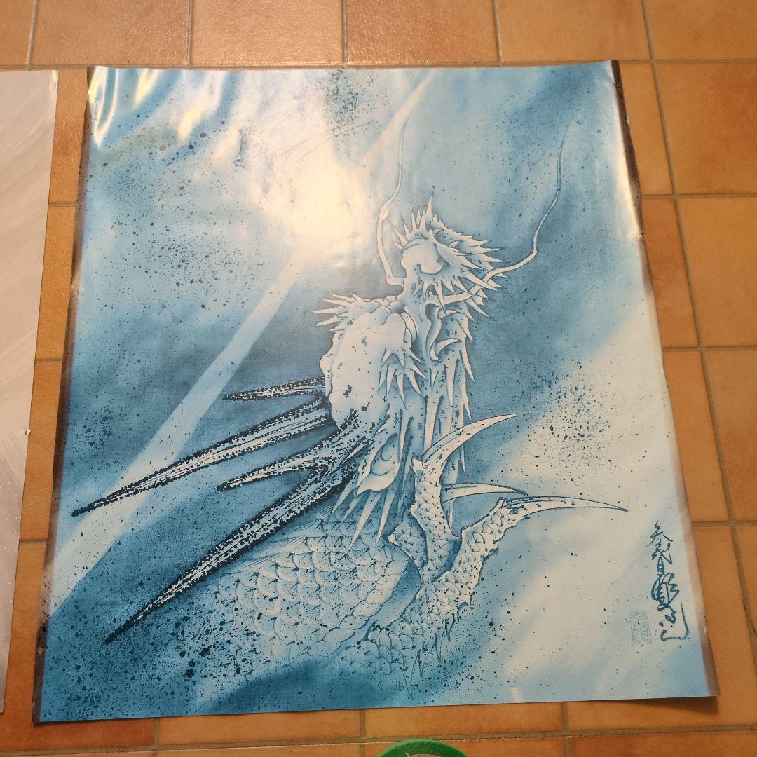 もと　3代目彫よしポスター4枚セット　説明欄お読みください　刺青　和彫り