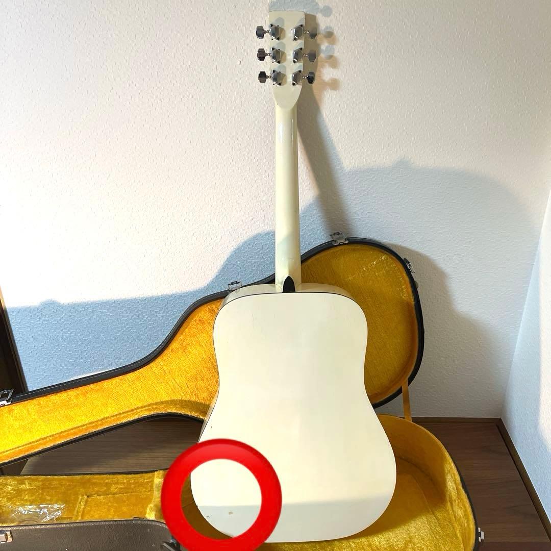 【商品】ヴィンテージ鈴木バイオリン ギター F-150W ホワイト　希少カラー