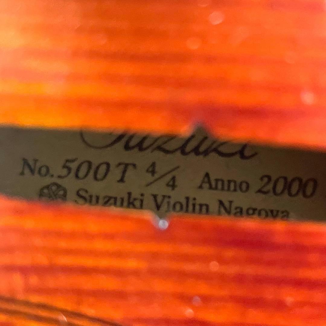 スズキ　バイオリン　4/4 品番200製造年　弓、ケ―ス付