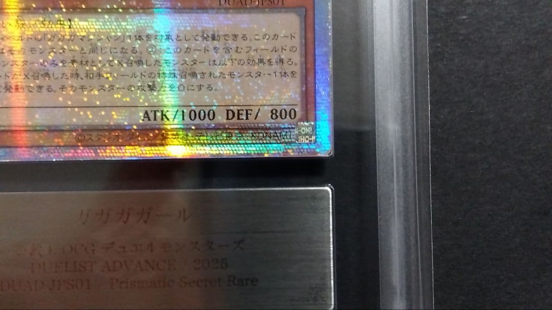 住*M様 【ARS10】「ガガガガール」プリシク DUAD 501 シークレット