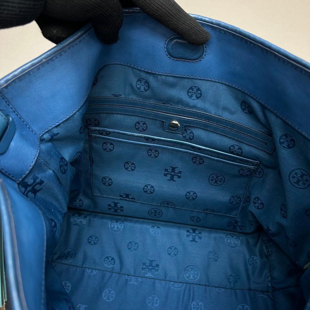 美品　トリーバーチ　ワンショルダーバッグ　編み込み　レザー　マックグロー　肩掛け