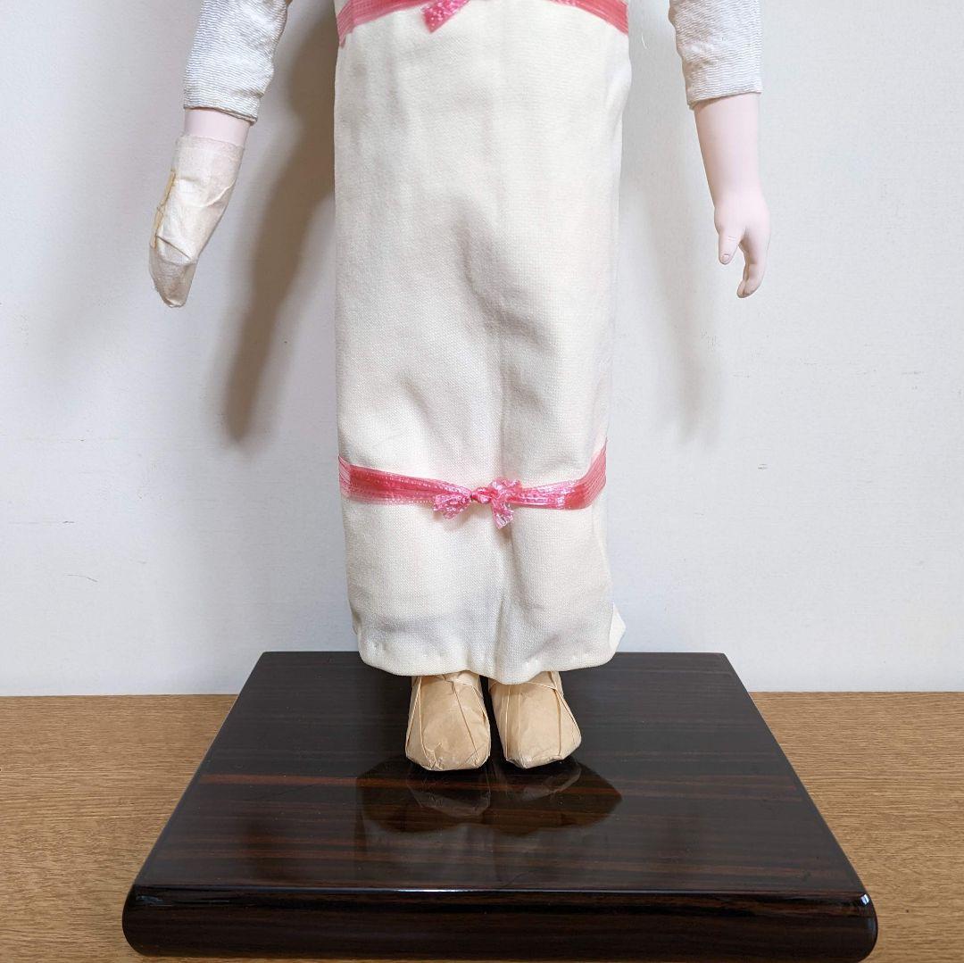 市松人形 豊徳斎 元賀章介作 女の子 裸 ボディのみ 台付き 着せ替え人形
