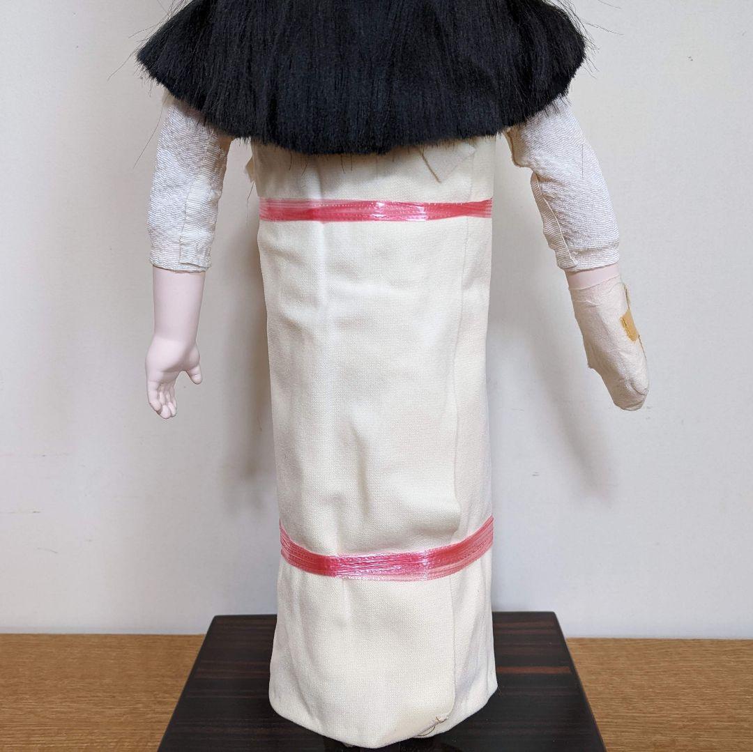 市松人形 豊徳斎 元賀章介作 女の子 裸 ボディのみ 台付き 着せ替え人形